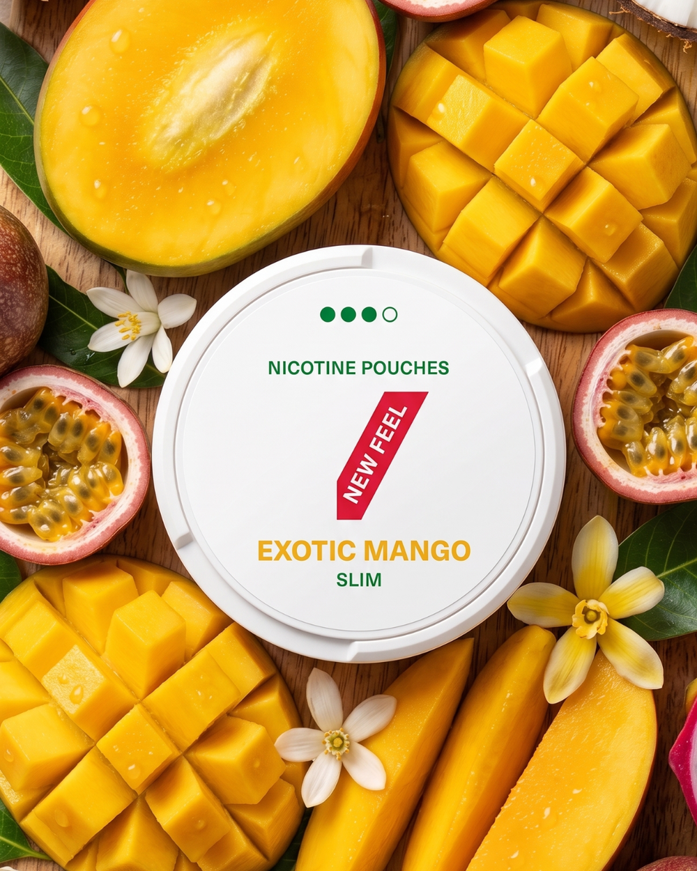 Pouches de Nicotina Exotic Mango Strong