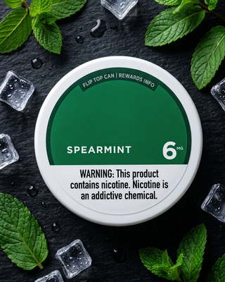 Pouches de Nicotina Spearmint (Flip Top Can)