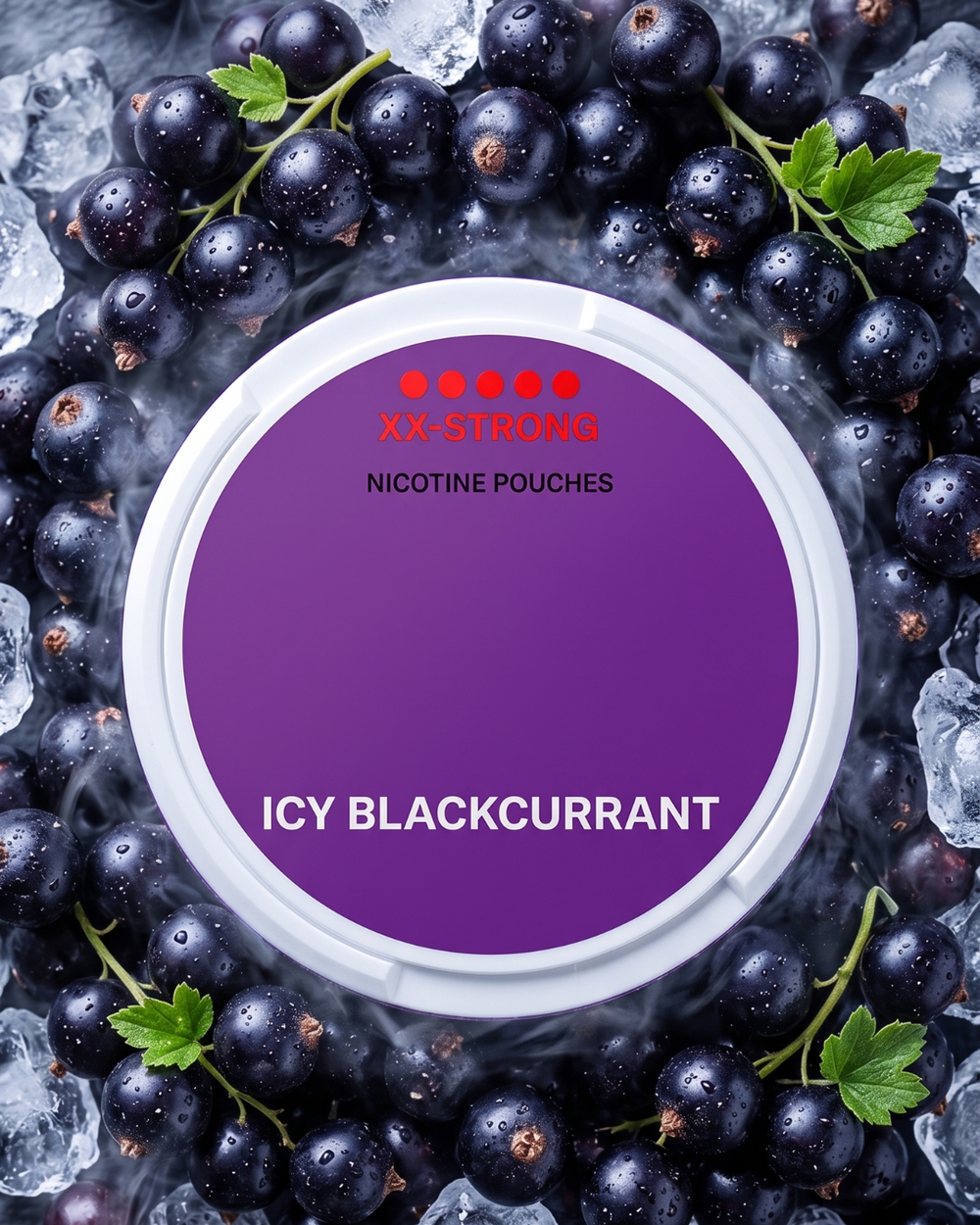 Pouches de Nicotina Icy Blackcurrant Extra Strong 12,5mg
