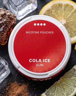 Pouches de Nicotina Cola Ice (Sabor Clássico e Gelo)